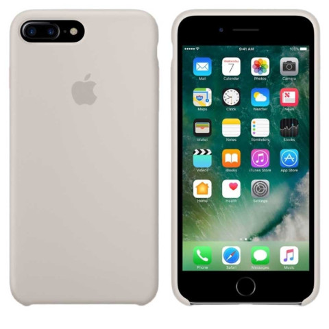 Чехол LUX Silicone Case на Iphone 7 Plus Stone